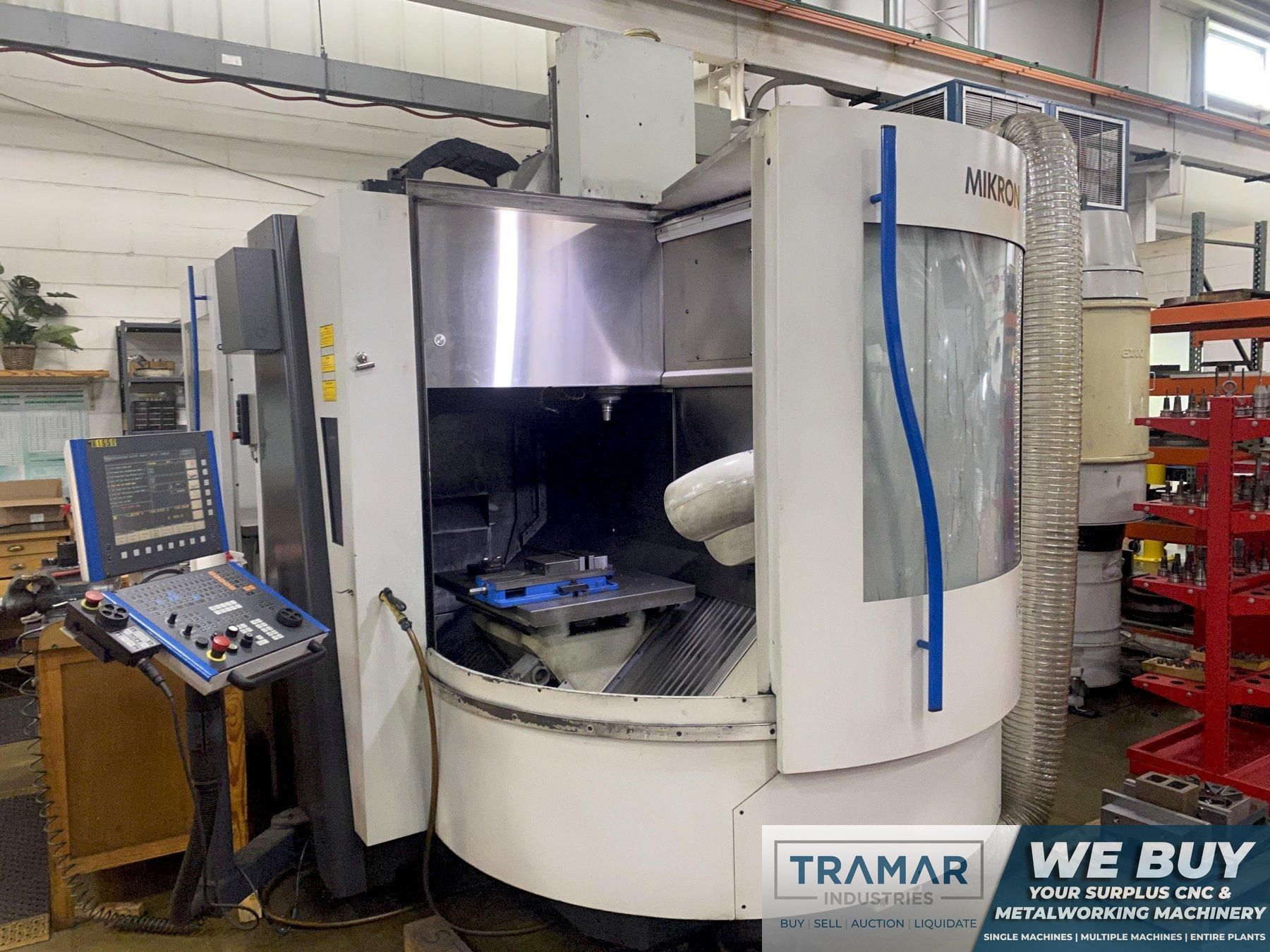 Mikron HSM 800 High Speed CNC Vertical Machining Center with Pallet Changer For Sale 2003