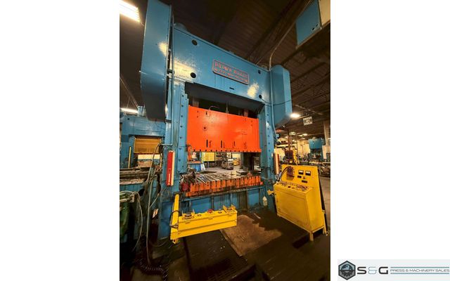 400-ton Brown Boggs Straight Side Mechanical Press For Sale Model SS2-400-96-48, Year 1985