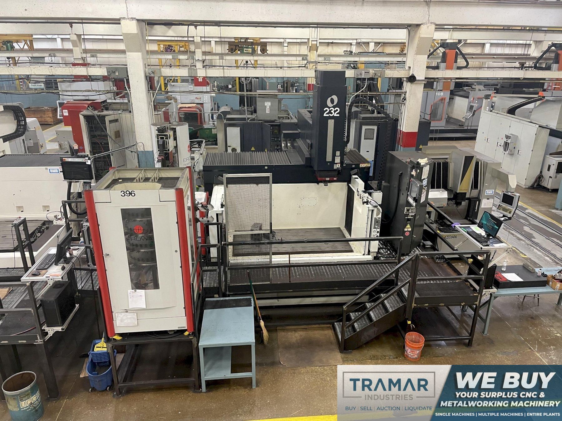 Makino EDNC 207 Used CNC Sinker EDM with EROWA Robot For Sale - 2008