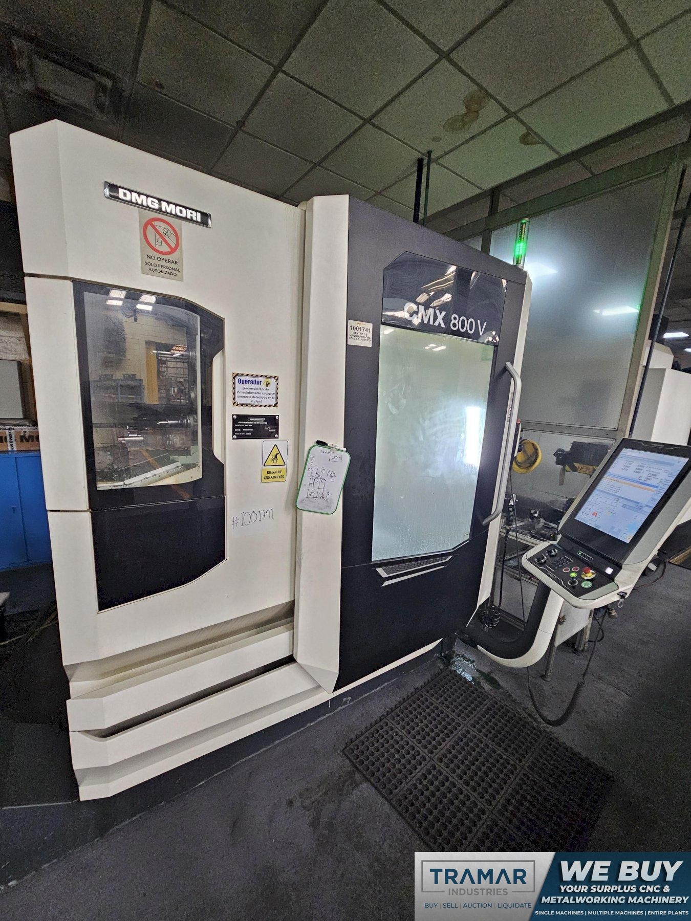 2019 DMG MORI CMX 800 V Vertical Machining Center - High Precision Performance