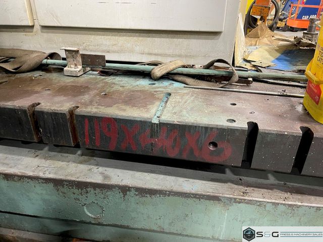 119" x 40" x 6" Thick Solid Plate