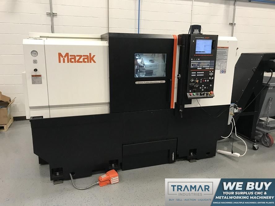 Mazak QTU-250 CNC Lathe, SMART Control, 10