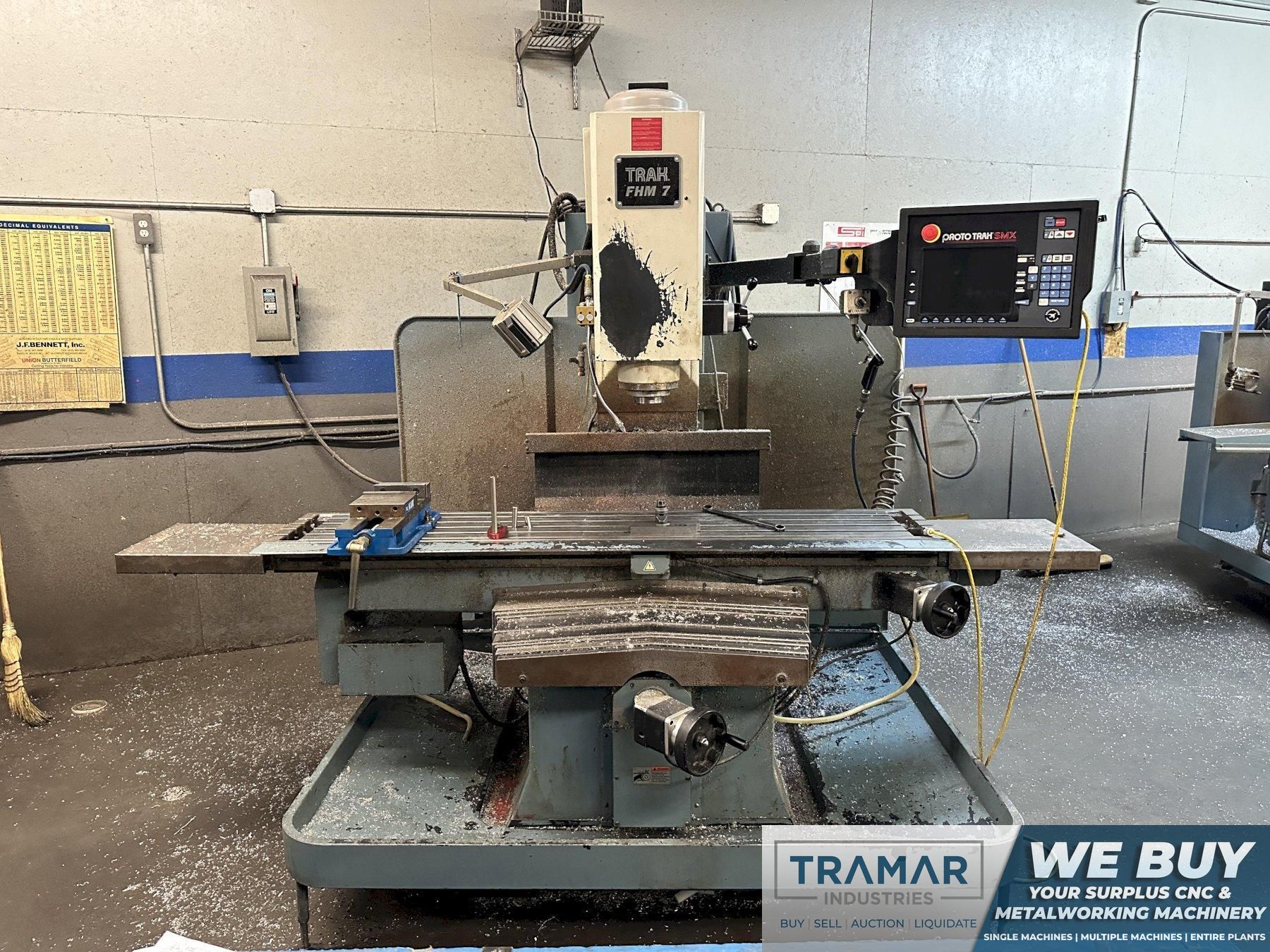 Southwestern Industries TRAK FHM7 Used CNC Bed Mill For Sale - 2010