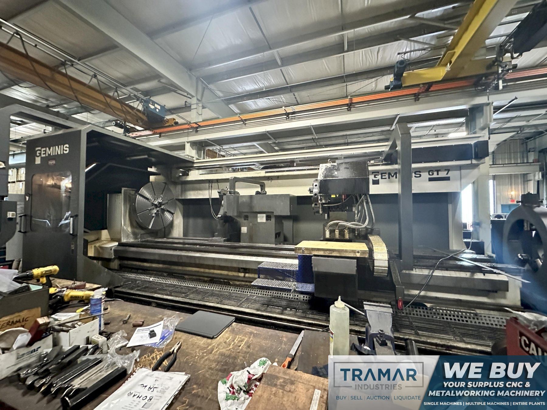 Goratu Geminis GT7 G4-1600x5000 Used CNC Lathe For Sale - 2014