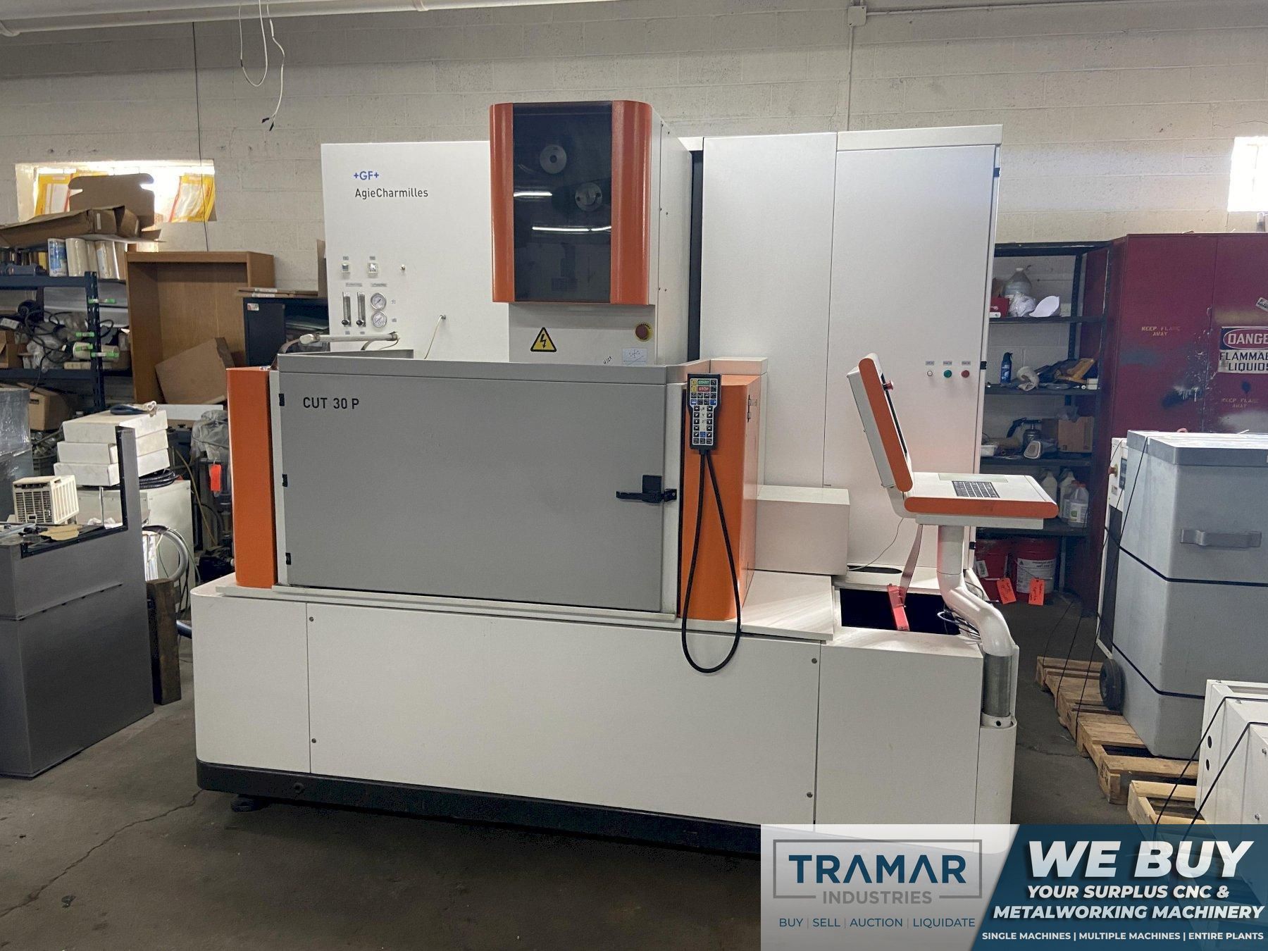 Agie Charmilles CUT-30P CNC Wire EDM, WIndows-Based, 24