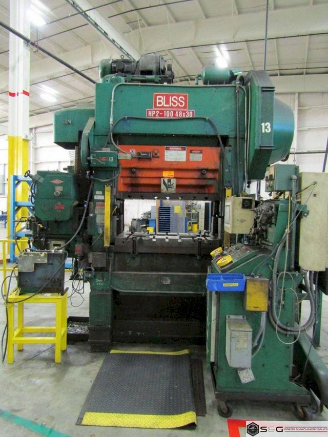 100 ton Bliss HP2-100-48-30 High Speed Press