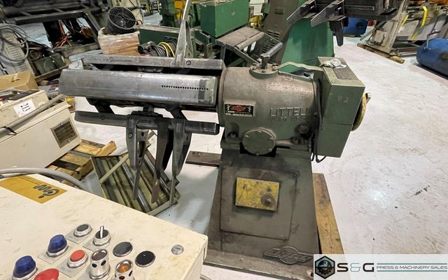 6000 lbs. x 30" wide Littell Pull Off Coil Reel Model #60-30 For Sale