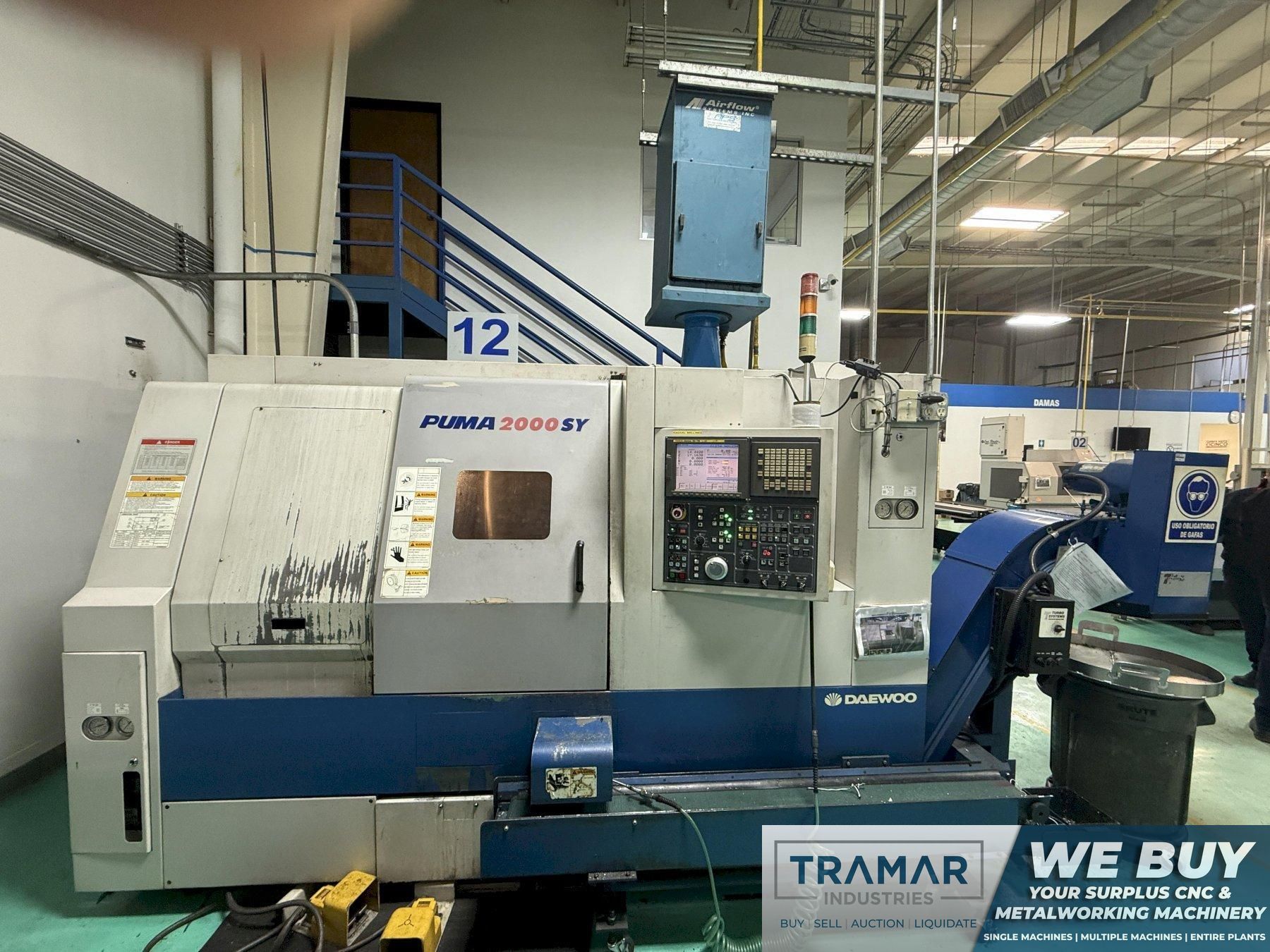 2005 Doosan Puma 2000SY Used CNC Lathe For Sale