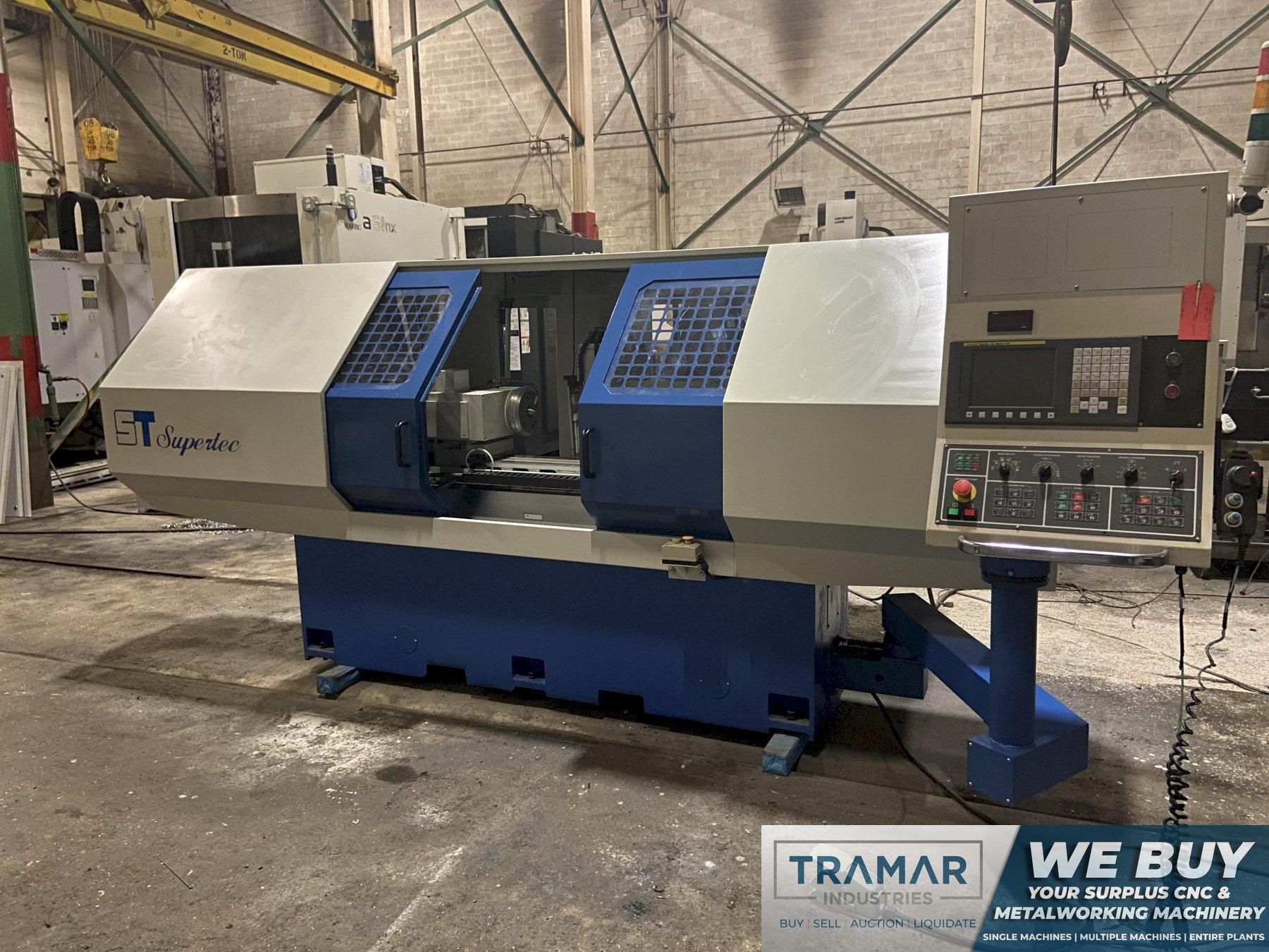 Supertec G38P-60CNC Cylindrical Grinder, Fanuc 0iMC, 15