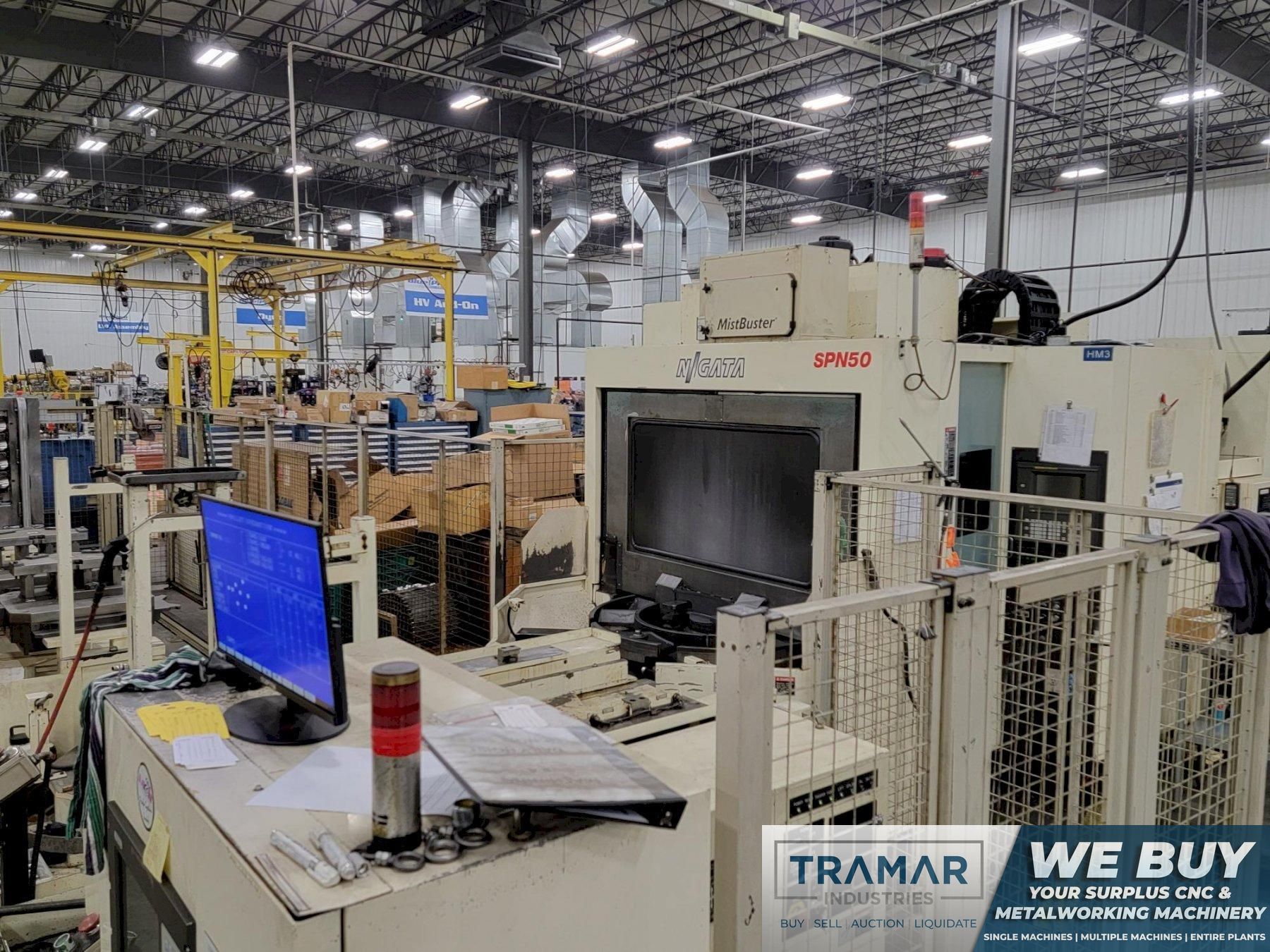 Niigata SPN50 Used CNC Horizontal Machining Center For Sale