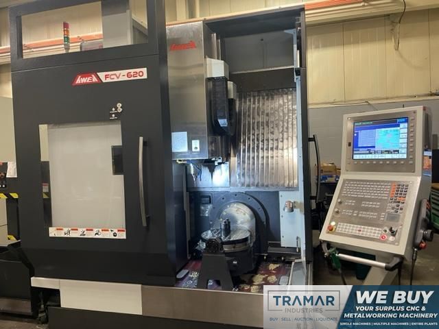 Awea FCV-620 Used CNC 5-axis Vertical Machining Center For Sale - 2016