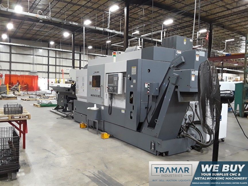 OKUMA MULTAS B 300W CNC MILL TURN CENTER WITH SUBSPINDLE AND BARFEED