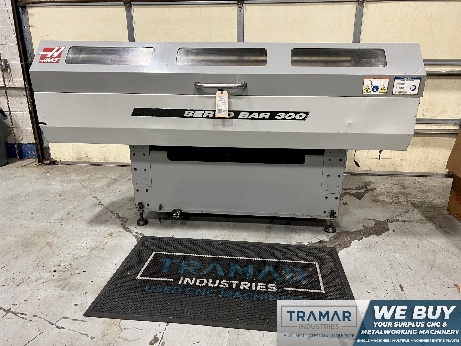 Haas Servo Bar 300 Used Bar Feeder For Sale - 2008