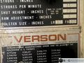 150 ton Verson Single Crank Mechanical Metal Stamping Gap Frame Press For Sale, Model 150-OBG Includes Mechanical Recondition!