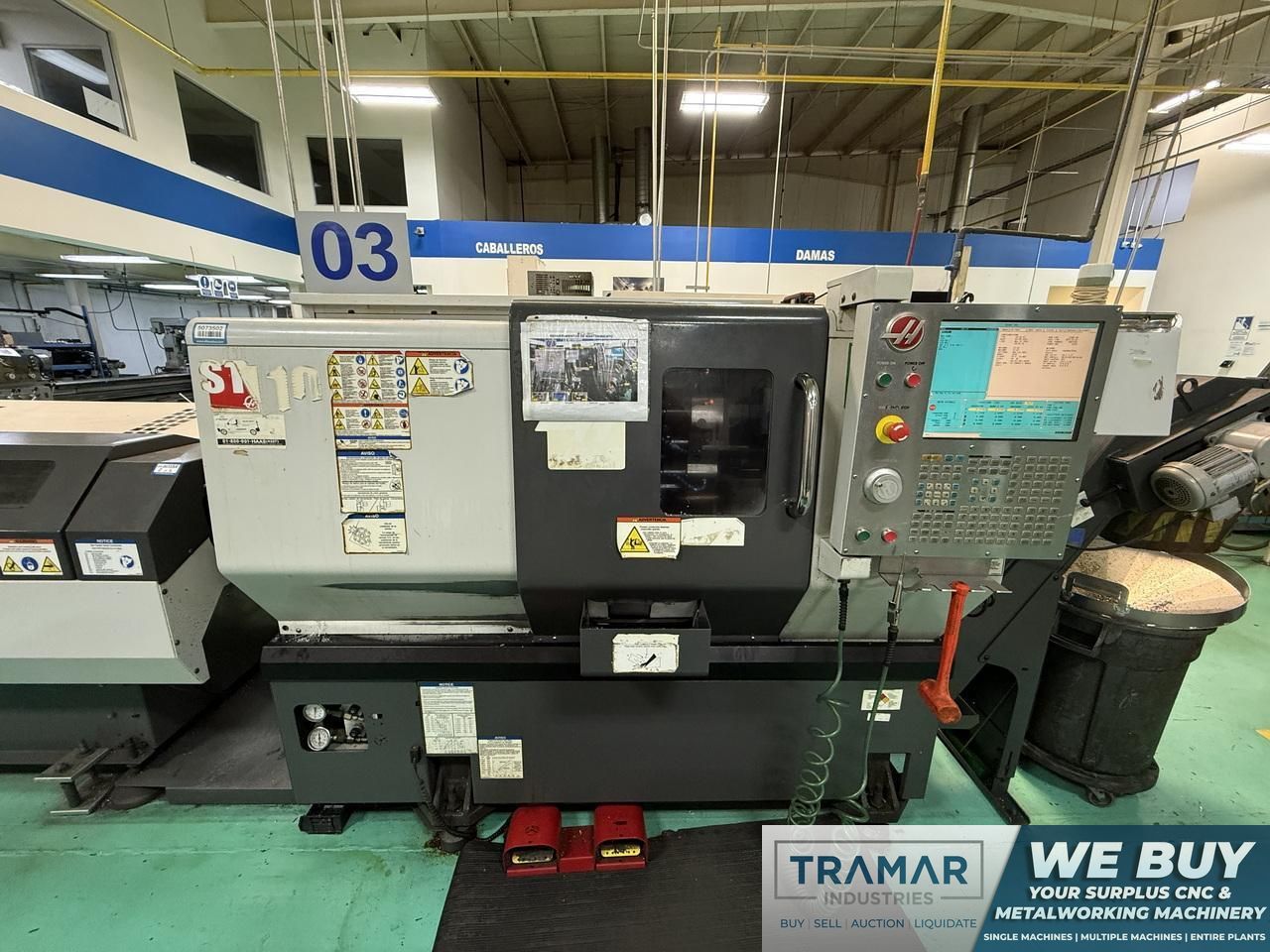 2011 Haas ST-10 Used CNC Lathe w/Bar Feeder & Live Tooling For Sale