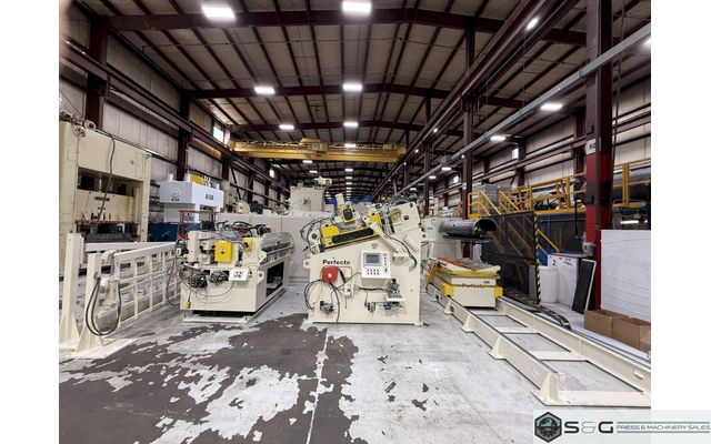 60,000 lbs. x 72" wide Perfecto Complete Coil Feed Line For Sale