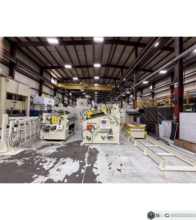 60,000 lbs. x 72" wide Perfecto Complete Coil Feed Line For Sale