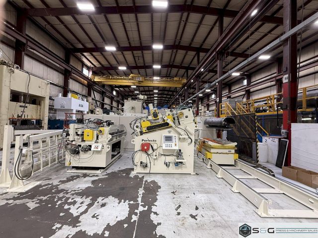 60,000 lbs. x 72" wide Perfecto Complete Coil Feed Line For Sale