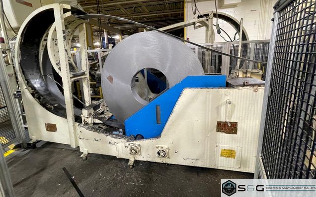 8000 lbs Feed Lease Reverse Loop Coil Cradle