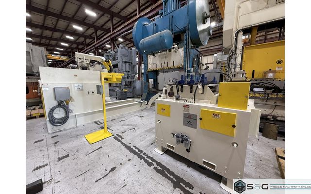 20,000 lbs. x 36" CHS Automation Metal Stamping Servo Coil Feed Line, Year 2005