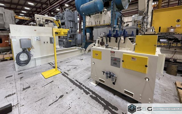 20,000 lbs. x 36" CHS Automation Metal Stamping Servo Coil Feed Line, Year 2005