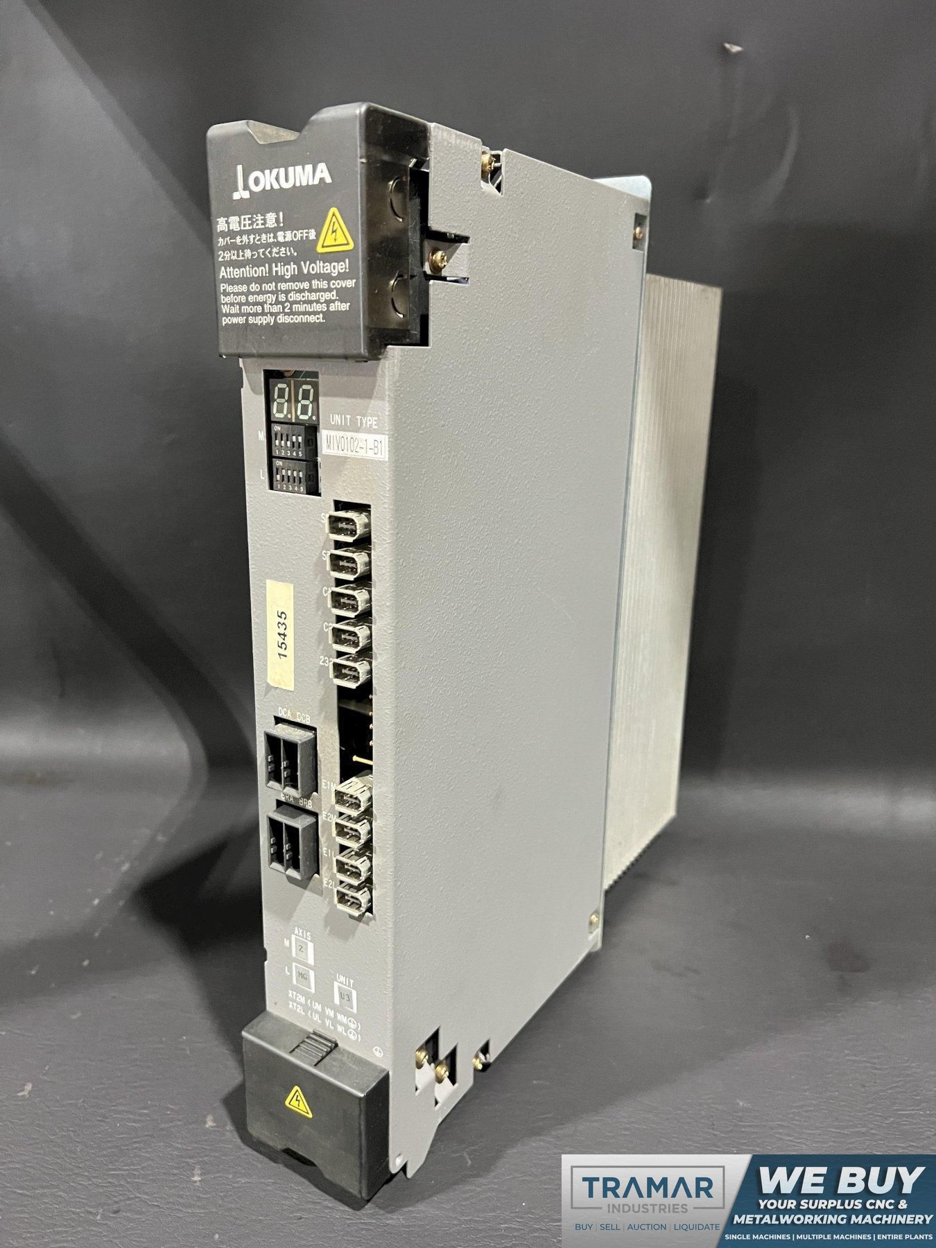 Okuma CNC AC Servo Amplifier Module MIV0102-1-B1 Pulled from Working Machine