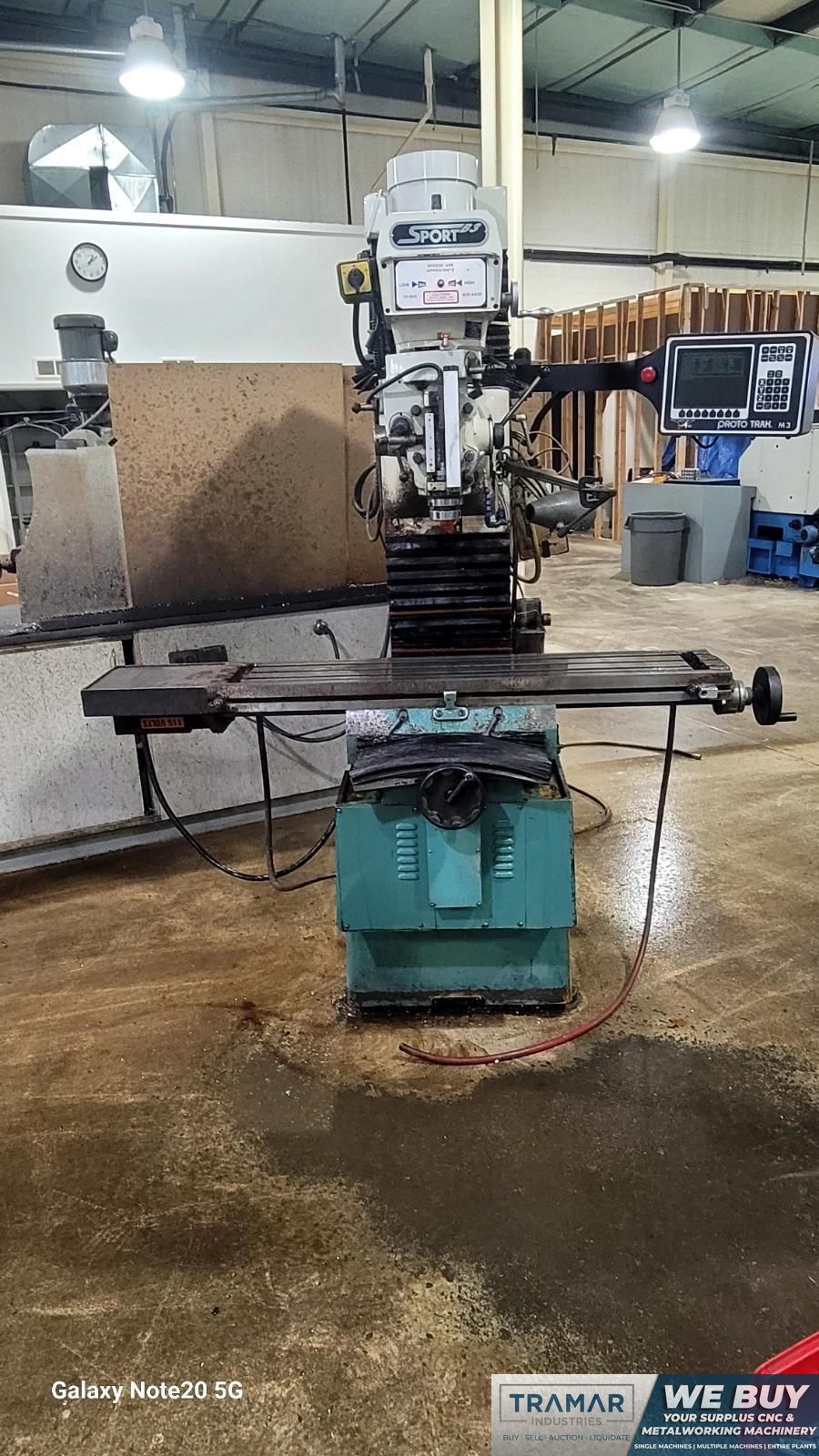 Southwestern Industries SWI Sport B3 CNC Vertical Bed Mill For Sale