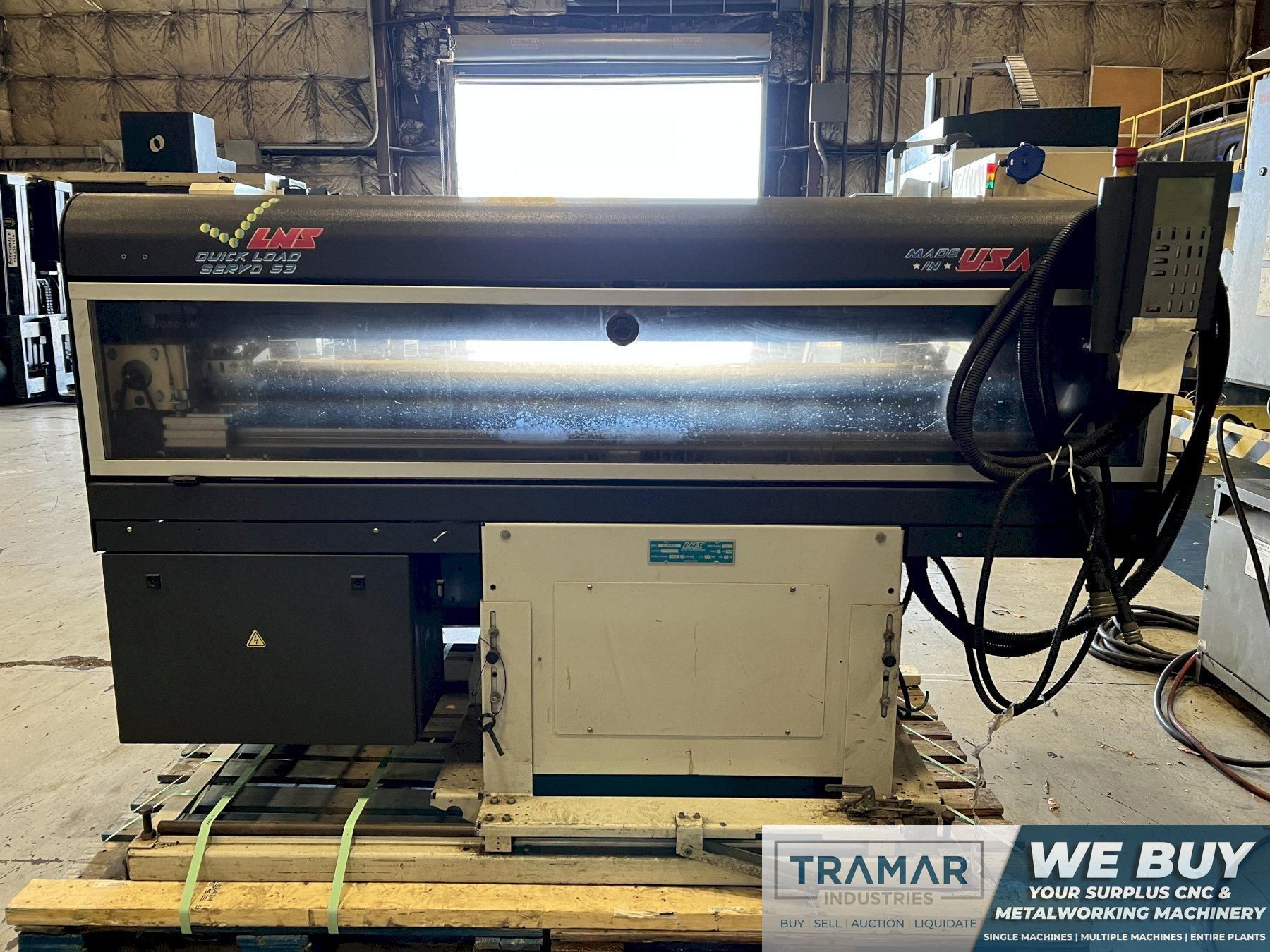 LNS Quick Load Servo S3 Used CNC Bar Feeder For Sale - 2004