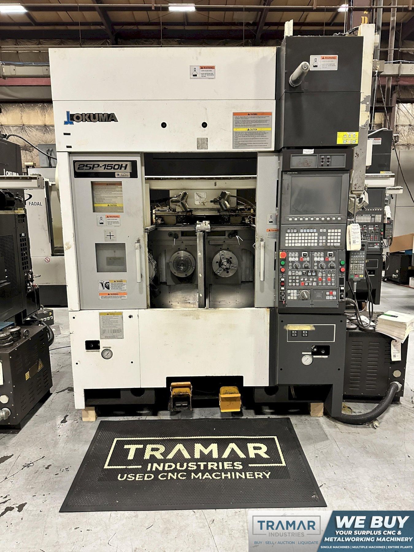 Okuma 2SP-150H Used CNC Lathe For Sale - 2015