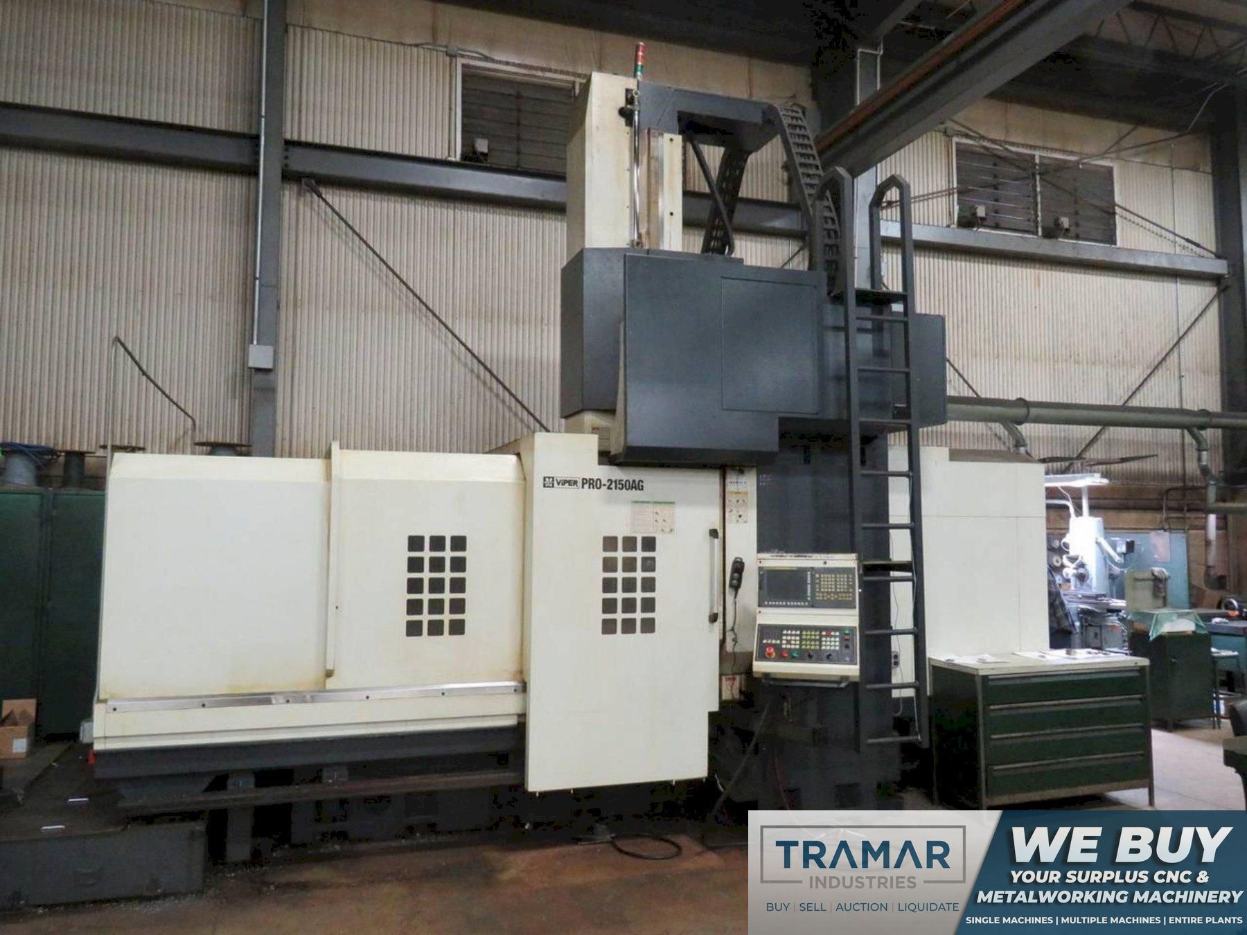 Mighty Viper Pro-2150AG CNC Gantry Machining Center For Sale - 2013