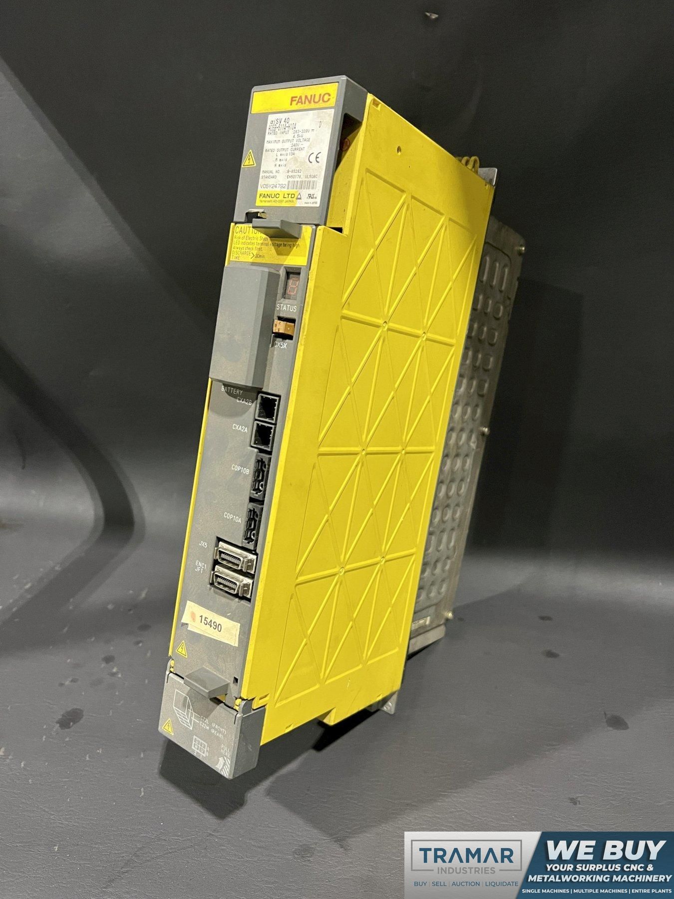 Fanuc Servo Amplifier A06B-6114-H104 A20B-2100-0740/09B TESTED