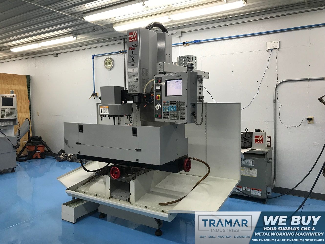 HAAS TM-2 CNC TOOLROOM MILL WITH 10 STATION ATC