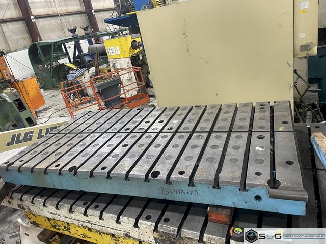 96" x 49" T-Slotted Bolster Plate