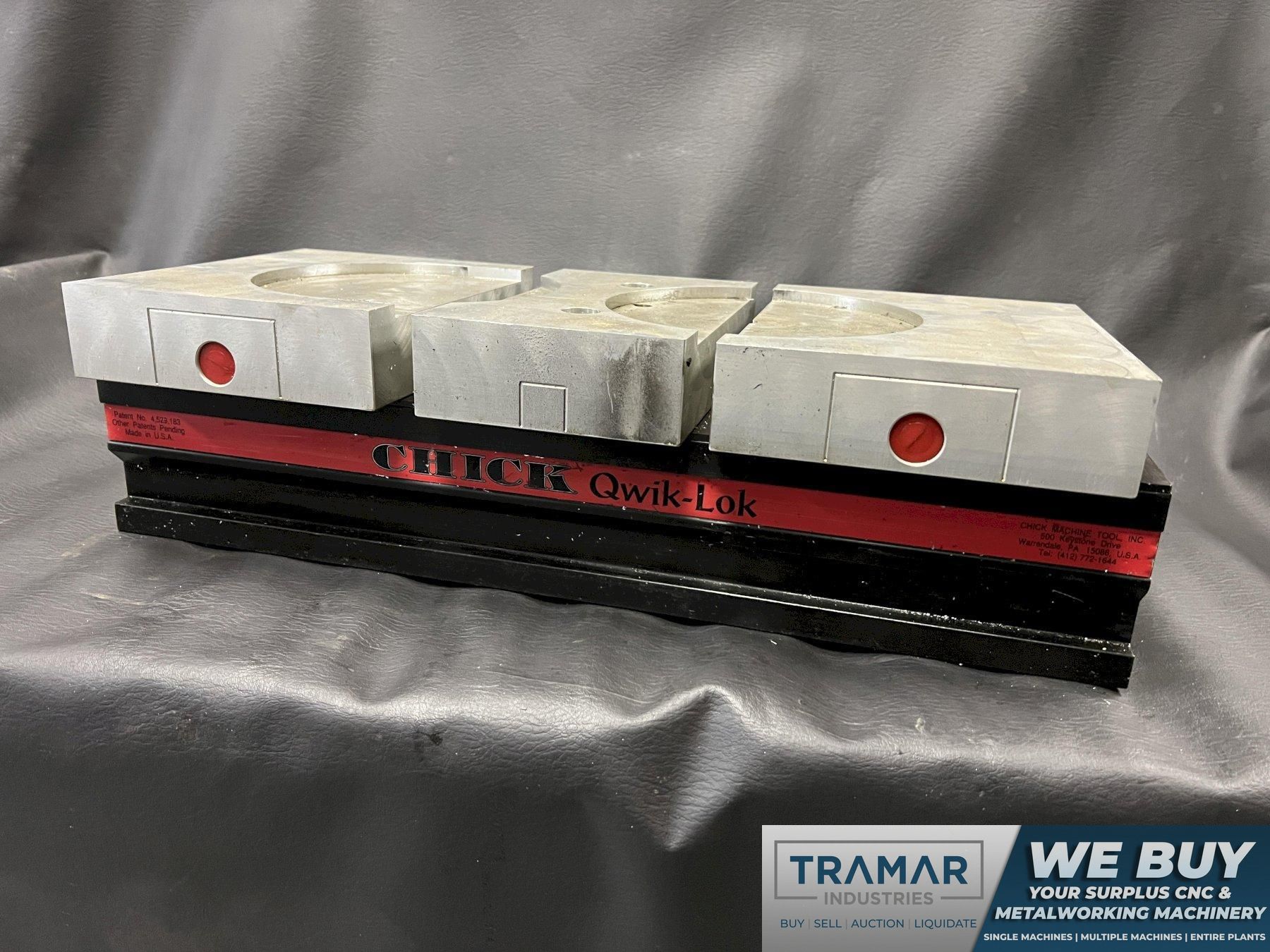 Chick MBAS1550 Qwik-Lok Double Lock CNC Vise | 6