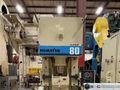 80 Ton KOMATSU OBS Press - Used Komatsu Model 80H-VS-3 Mechanical Stamping Press For Sale, Year 1996,  Under Power!