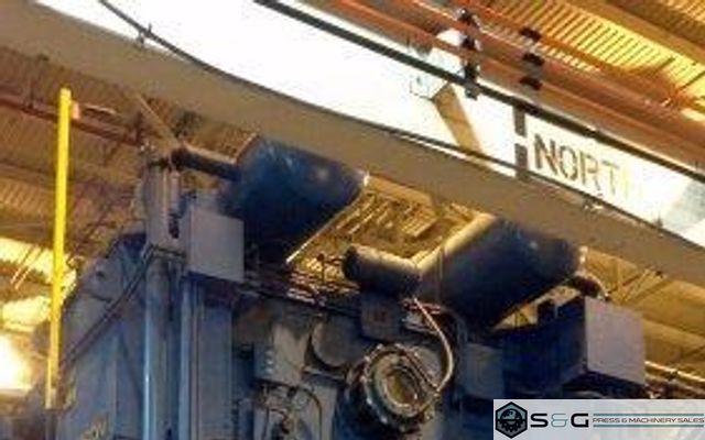 800 Ton Verson LE4-800-120-60t, Link Drive Straight Side Mechanical Metal Stamping Press, Year 1994