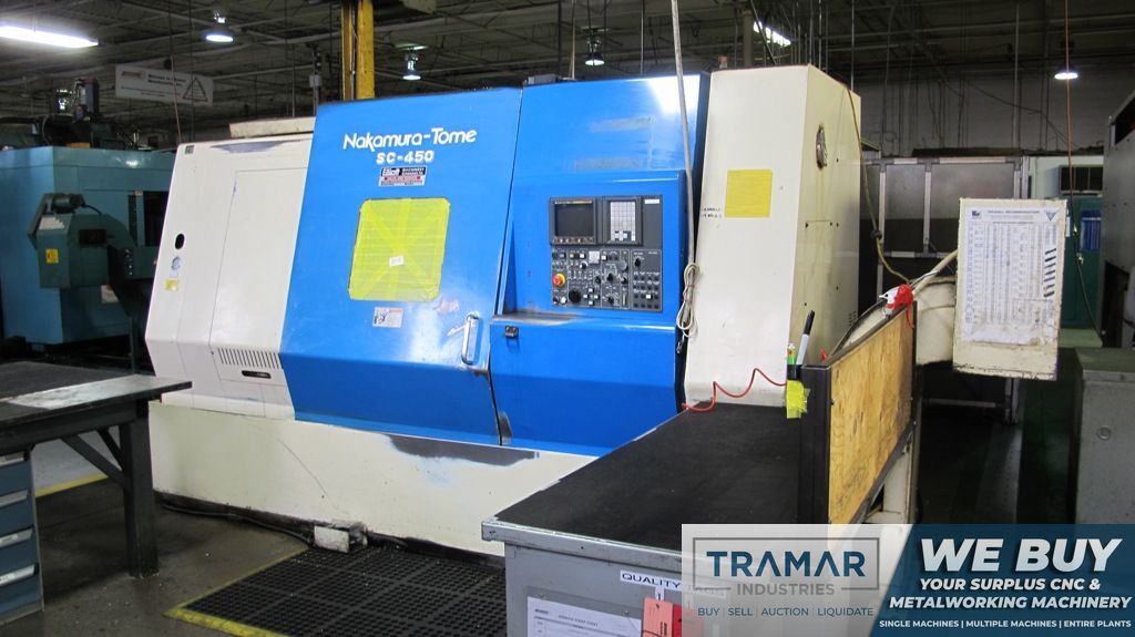 Nakamura SC-450 CNC Turning Center With 15