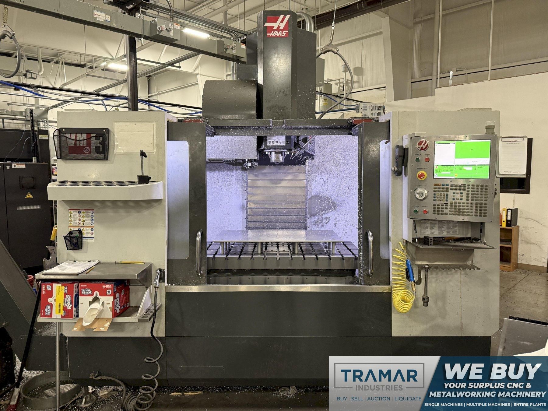 2015 Haas VM-3 Used CNC Vertical Machining Center For Sale