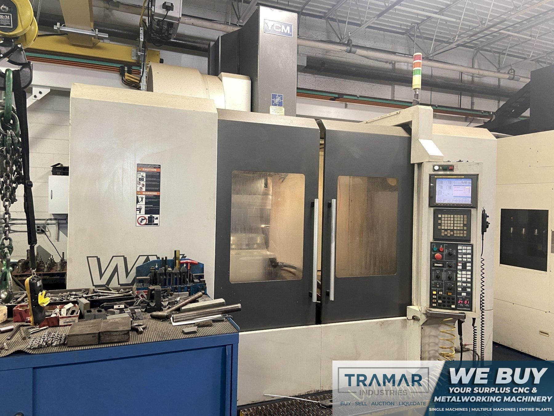 YCM WV108A Used CNC Vertical Machining Center For Sale - 2007