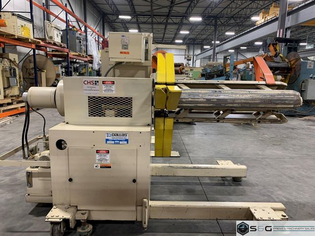 12,000 lbs. x 48" Used Dallas Industries Motorized Reel For Sale, Model DPR-1248, Good Running!