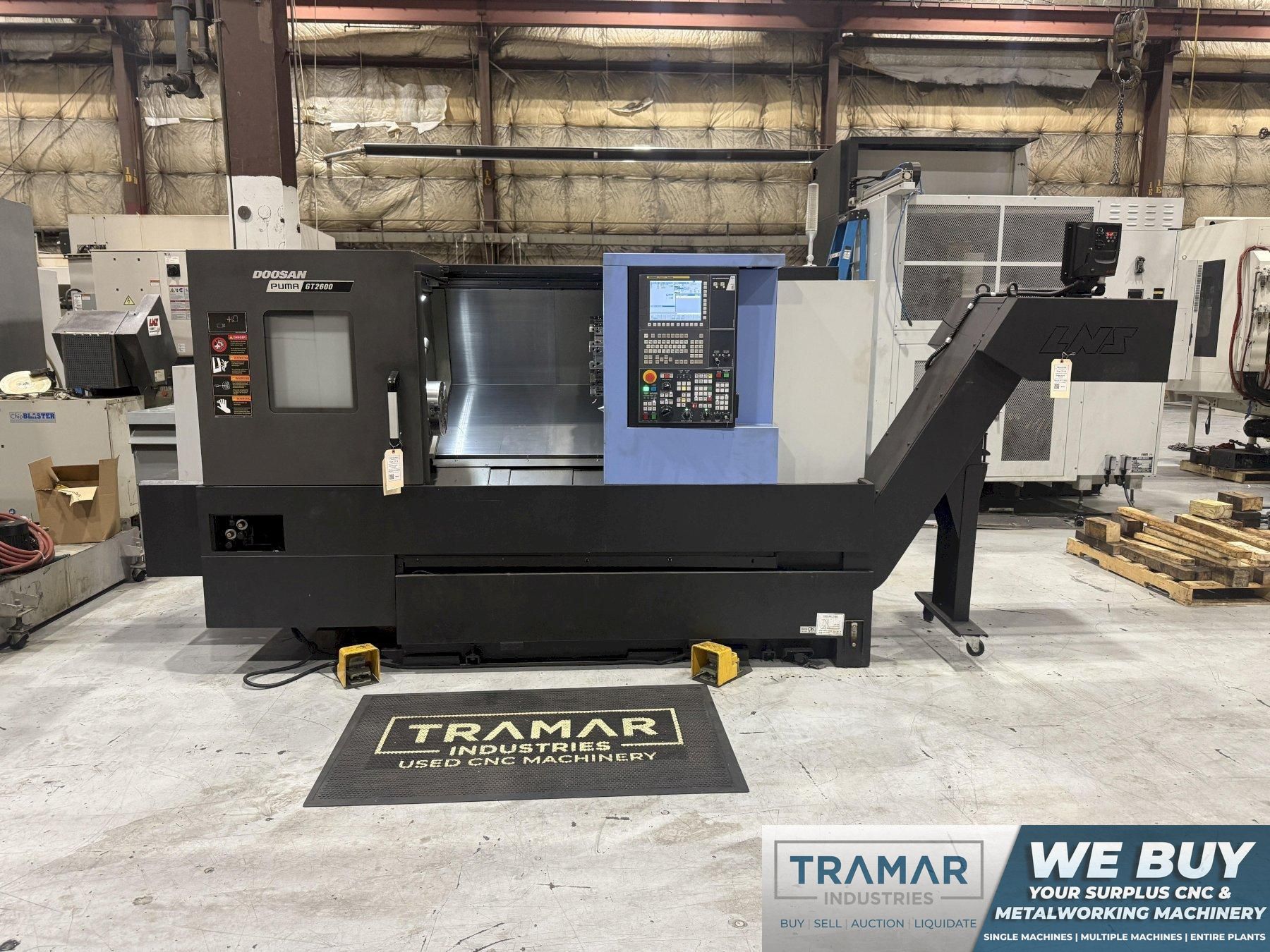 Used 2019 Doosan Puma GT2600 CNC Lathe For Sale