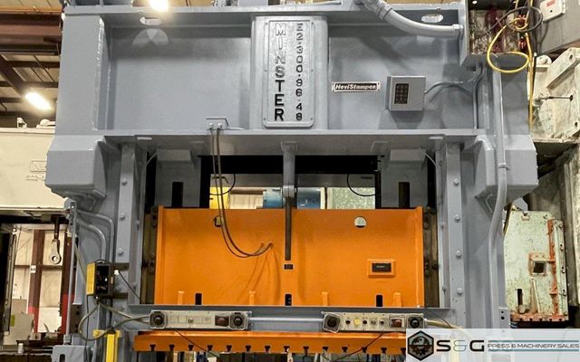 300 ton Minster E2-300-96-48 Hevi-stamper, Mechanical Metal Stamping Press, Year New 1983, Rebuilt