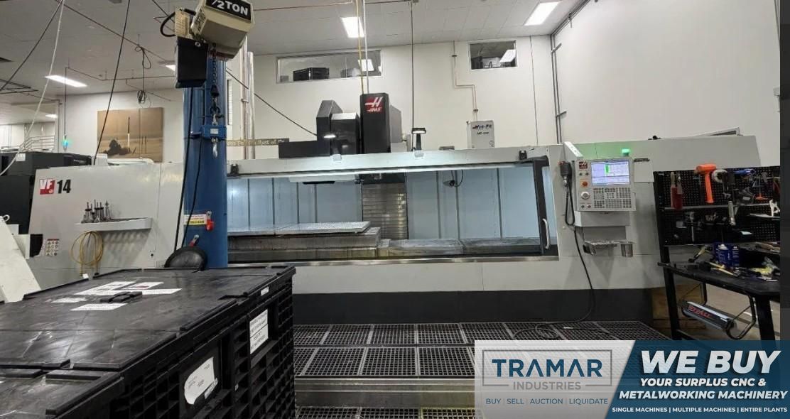 Used 2024 Haas VF-14/40 CNC Vertical Machining Center For Sale