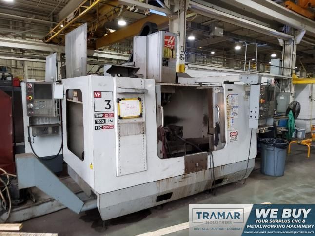 Haas VF-3D Used CNC Vertical Machining Center For Sale - 2007
