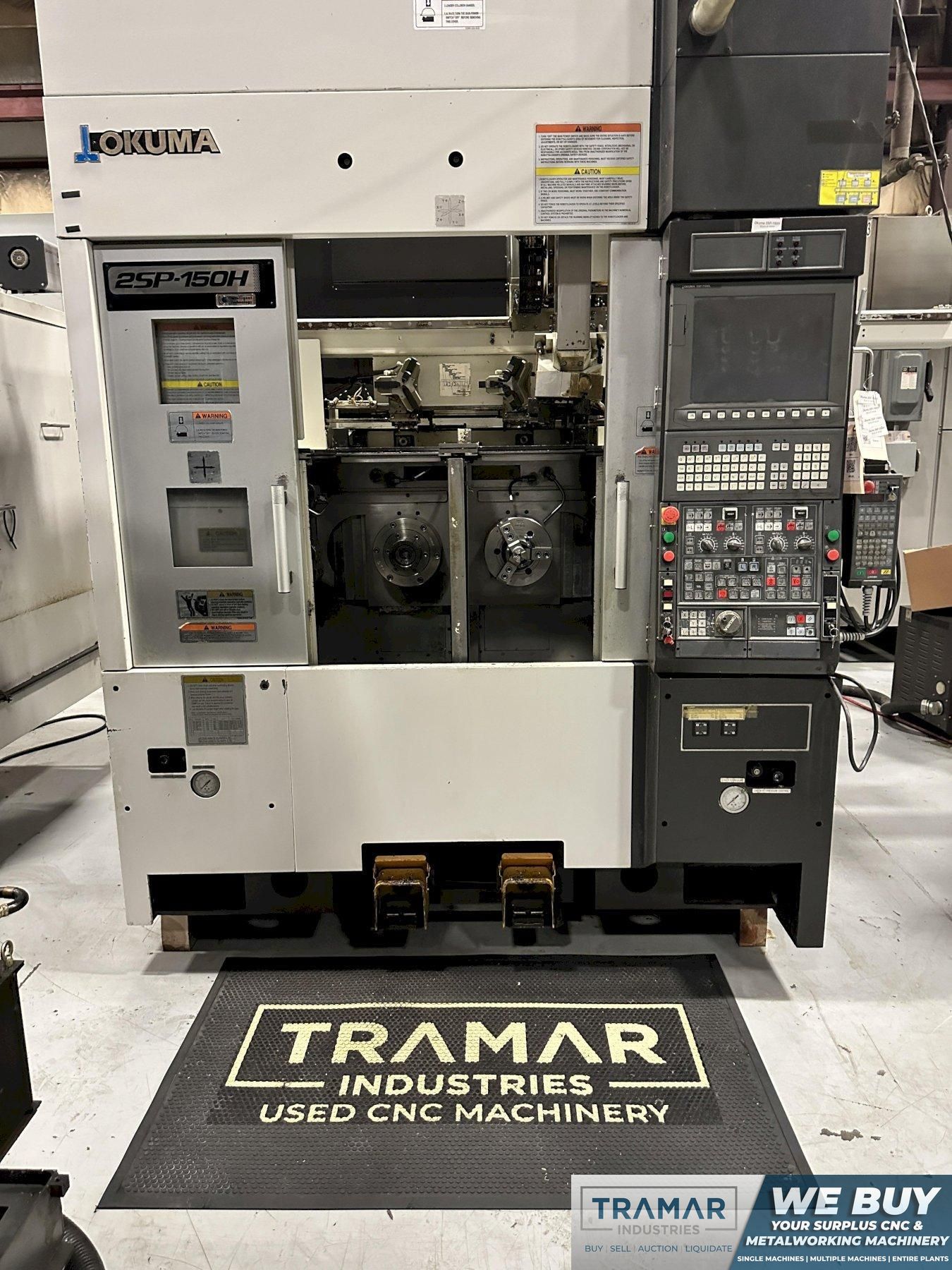 Okuma 2SP-150H Used CNC Lathe For Sale - 2015