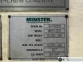 150-ton Minster "Piece-Maker" Back Geared Straight Side Press Model P2-150-60 For Sale, Year 1996 -  Includes Coil Feed Line