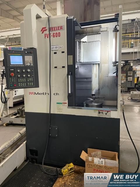 Feeler FVT-600 Used CNC Vertical Lathe For Sale - 2012