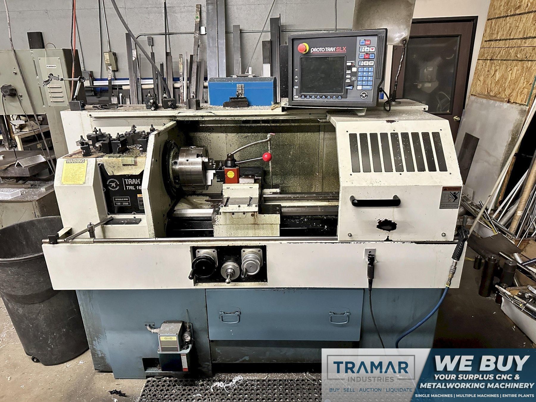 Southwestern Industries TRAK TRL 1630SX Used CNC Toolroom Lathe For Sale - 2013