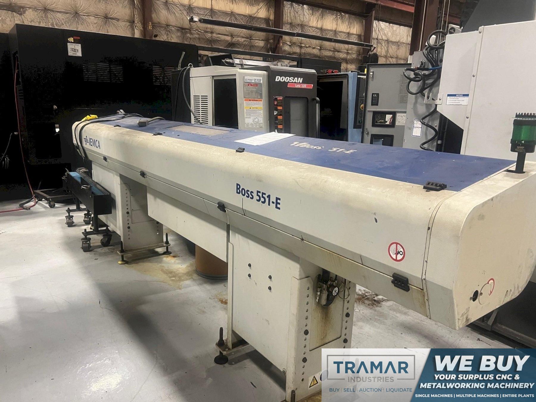 2008 Iemca Boss 551-E 12' Bar Feeder For Sale