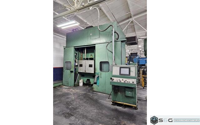 Minster Highspeed 300-ton Capacity Model E2-300-54-40 Straight Side Mechanical Stamping Press For Sale, Year 2000
